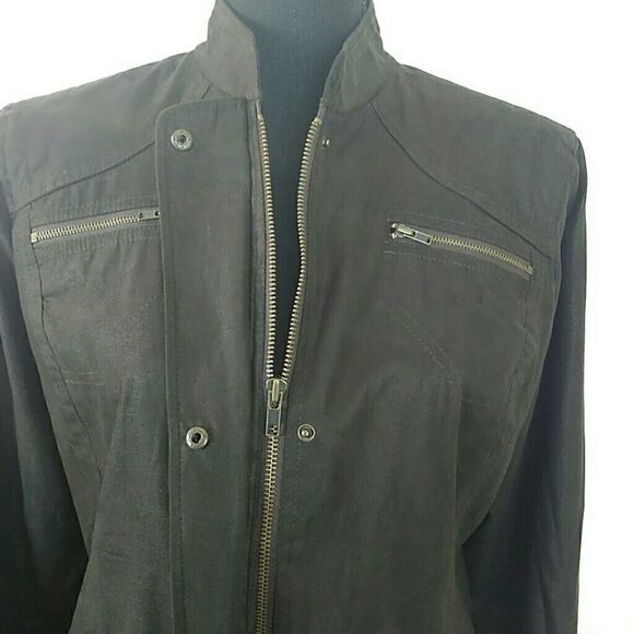 Chico's Brown jacket with suede look - Picture 4 of 8